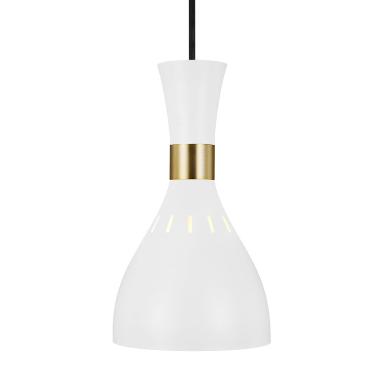 Ellen DeGeneres Joan Matte White Mini Globe Pendant Light