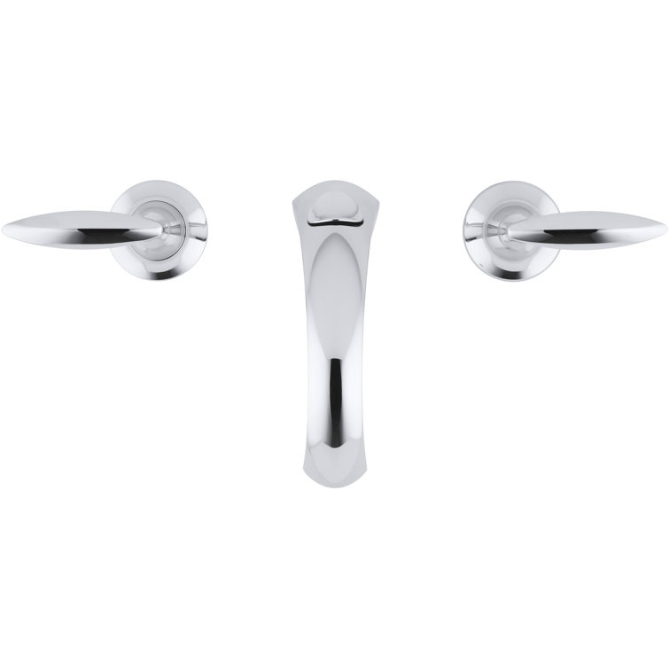 Alteo Polished Chrome 8" Widespread Bathroom Faucet with Lever Handles