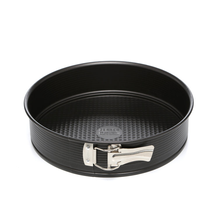 10-Inch Black Non-Stick Carbon Steel Springform Pan
