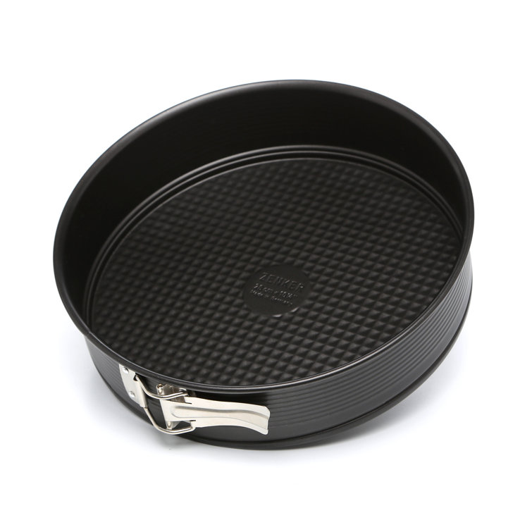 10-Inch Black Non-Stick Carbon Steel Springform Pan