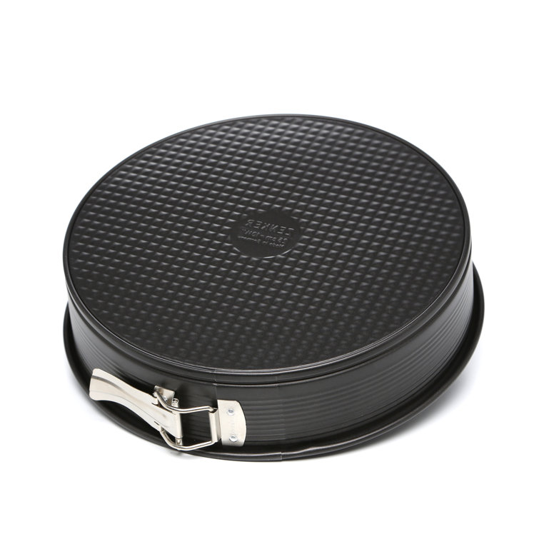 10-Inch Black Non-Stick Carbon Steel Springform Pan