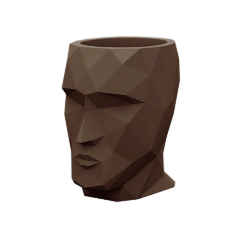 Adan Brown 27.5" Resin Indoor/Outdoor Statue Planter