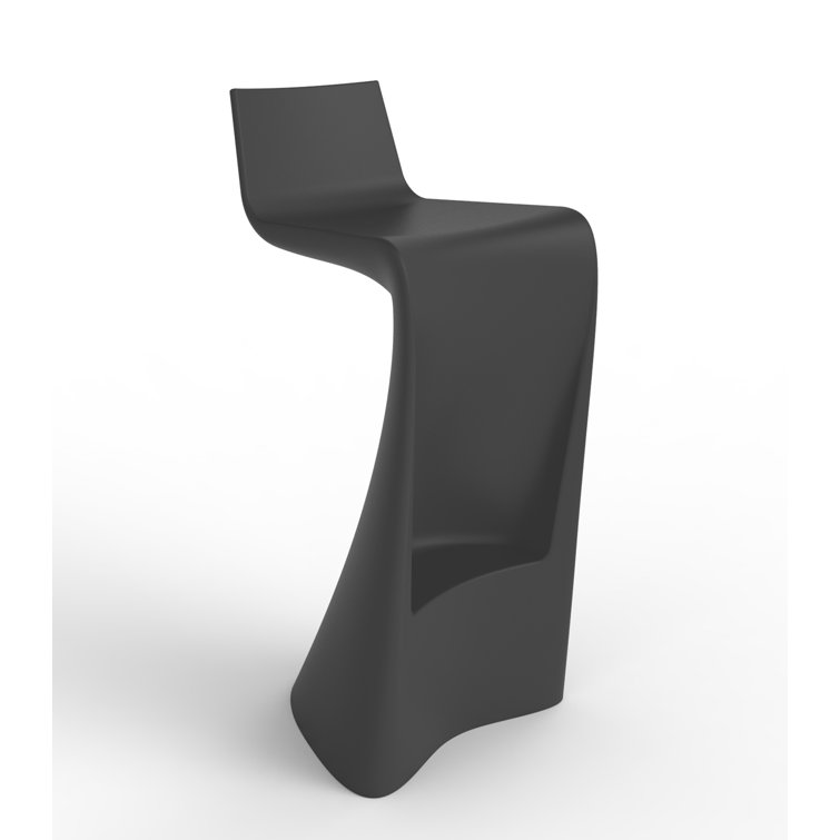 Anthracite Polyethylene Resin Outdoor Bar Stool