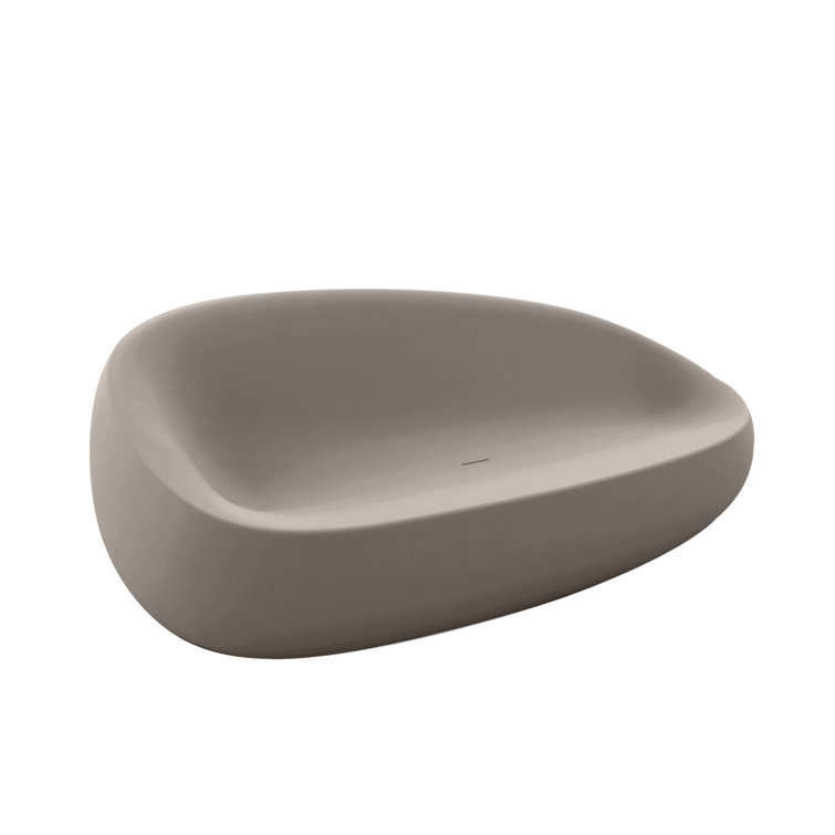 Tortora 78.75" Wide Plastic Outdoor Patio Sofa