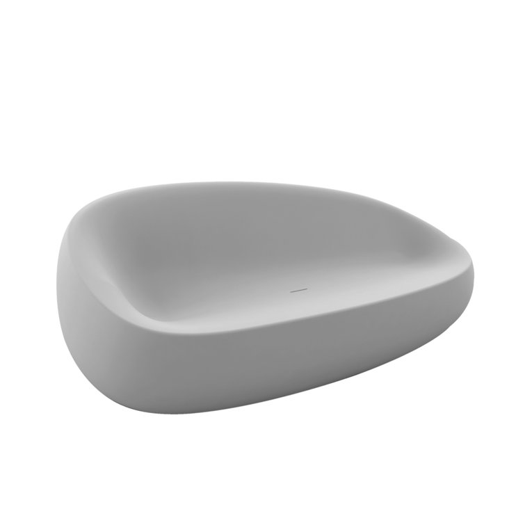 Stone 78.75" Wide Outdoor Patio Sofa