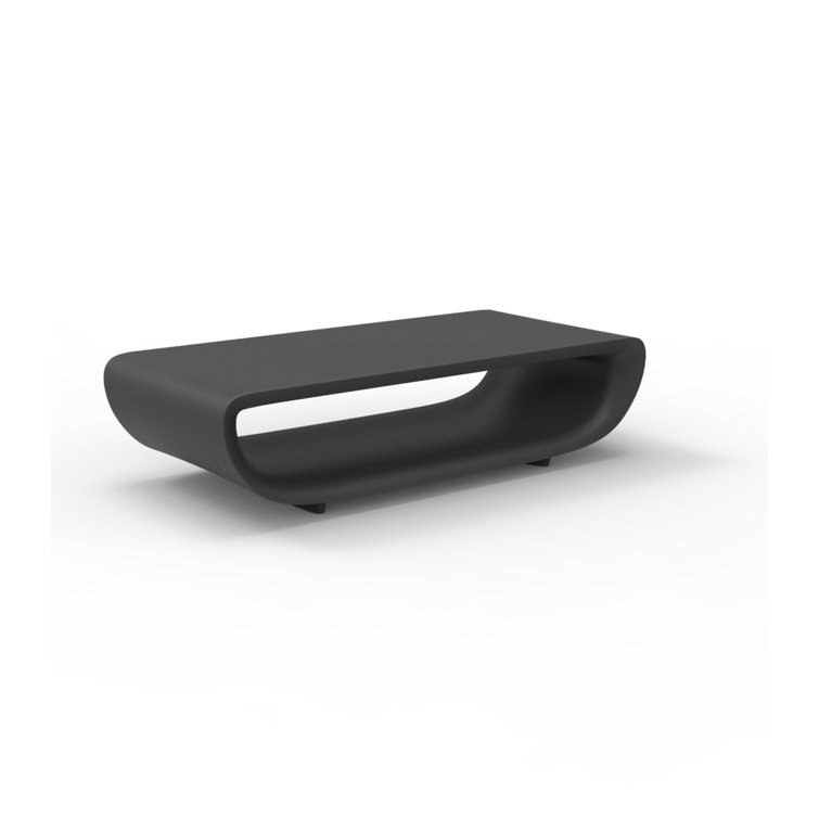 Anthracite Matte Polyethylene Outdoor Coffee Table