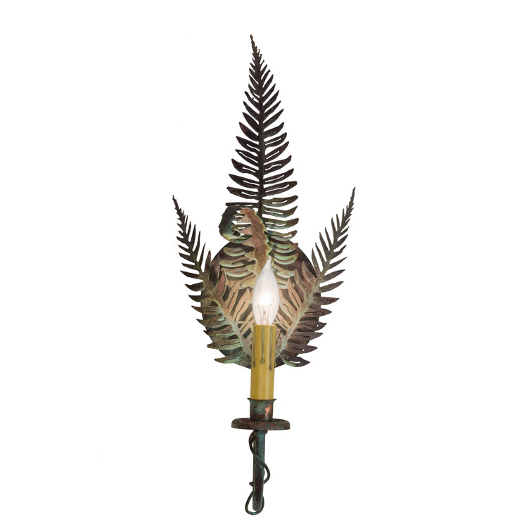 Adirondack Verdigris Copper 22" Dimmable Wall Sconce