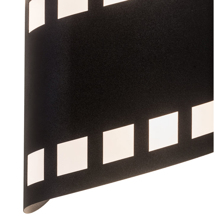 Tinseltown Ambient Black Steel Dimmable Wall Sconce