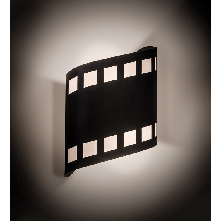 Tinseltown Ambient Black Steel Dimmable Wall Sconce