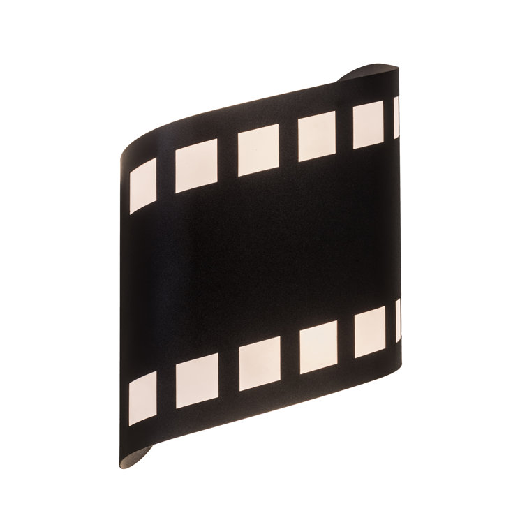 Tinseltown Ambient Black Steel Dimmable Wall Sconce