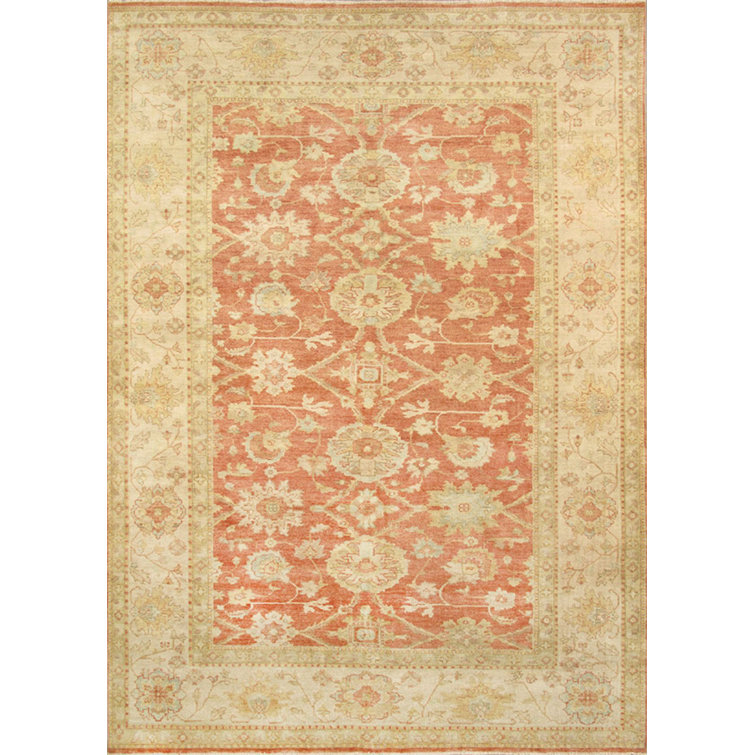 Ivory Elegance 10' x 14' Hand-Knotted Wool Area Rug