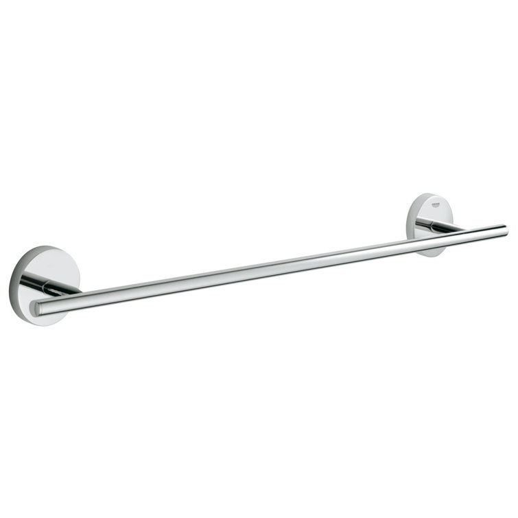 Modern Chrome Wall Mounted Towel Bar, 20.5 inches