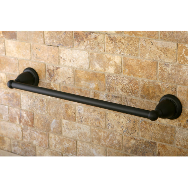Heritage Oil Rubbed Bronze 18-Inch Wall Mounted Towel Bar