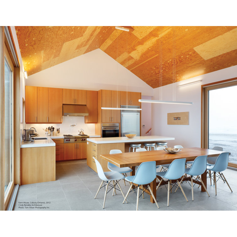 Talo 150 Large White Aluminum LED Kitchen Island Light