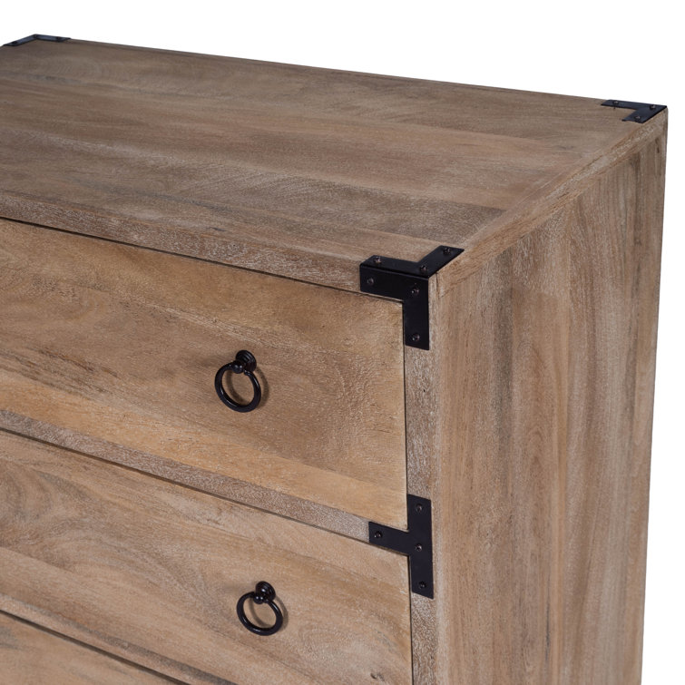 Forster 144'' Extra Deep Brown Campaign Chest with Ball Bearings