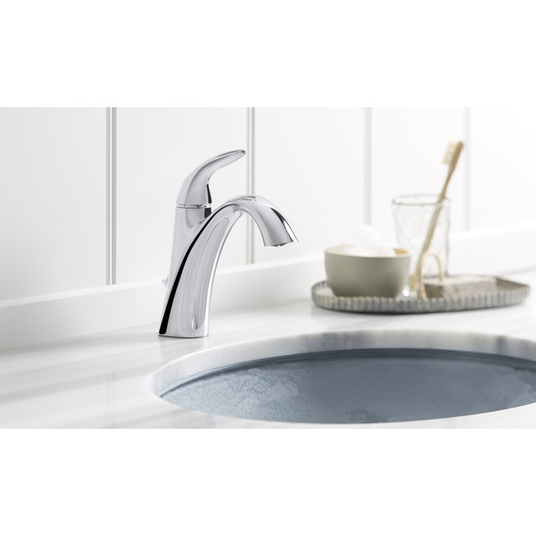 Elegance Polished Chrome Single-Lever Bathroom Faucet