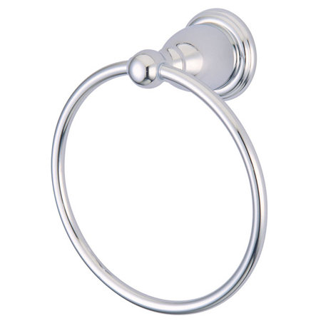 Polished Chrome Wall Mounted Towel Ring