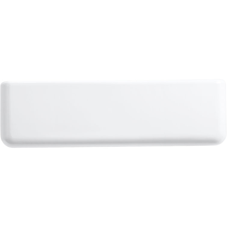 White 30-Inch Cast Iron Farmhouse Single Bowl Kitchen Sink