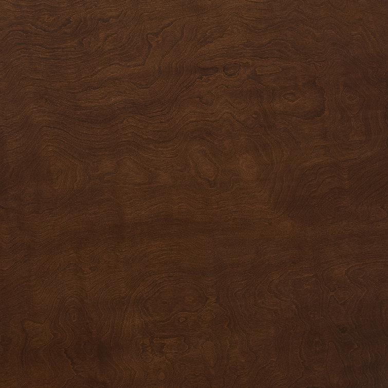Mid-Century Modern Landon 47'' Round Mahogany Wood Dining Table