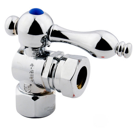 Polished Chrome Quarter-Turn Angle Stop Valve