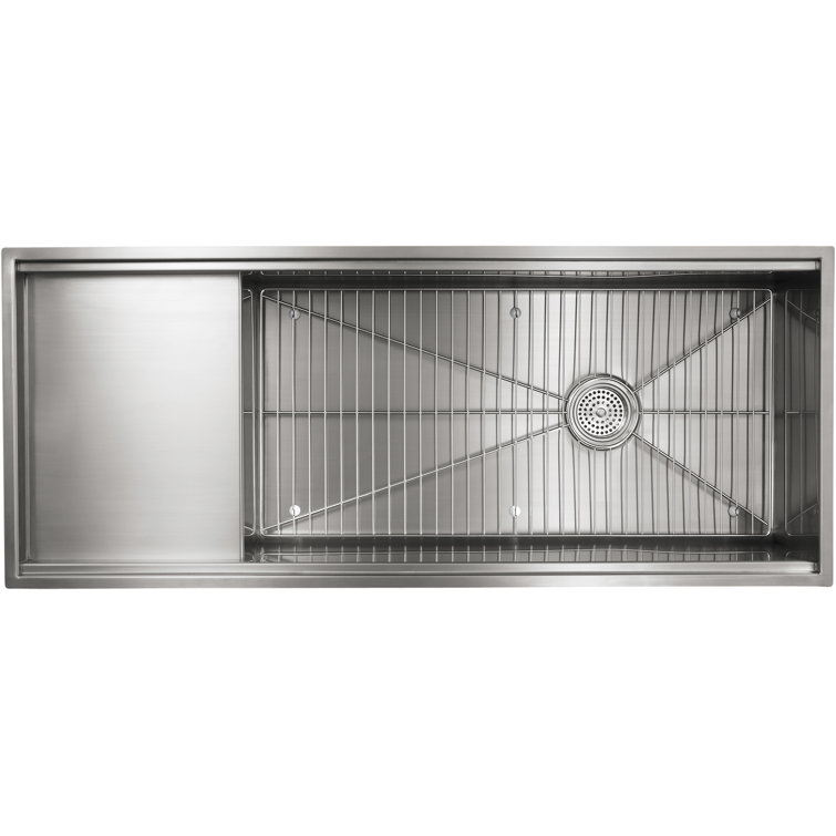 Stages 45-Inch Stainless Steel Undermount Workstation Sink