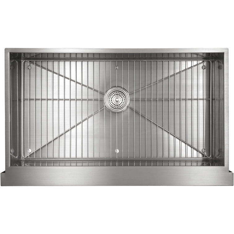 Vault 36" Stainless Steel Farmhouse Apron-Front Kitchen Sink