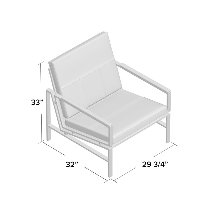 Sleek Chrome Frame Accent Chair with Caramel Faux Leather