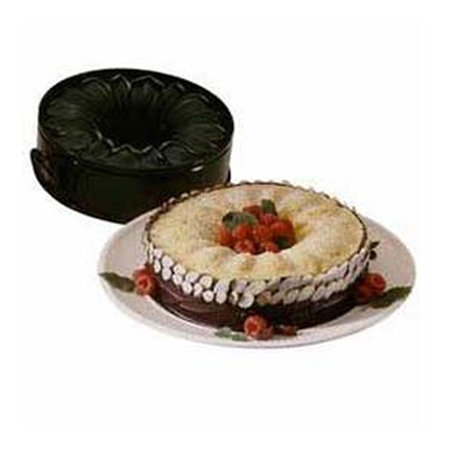 Black Aluminum Non-stick Springform Bundt Cake Pan Set