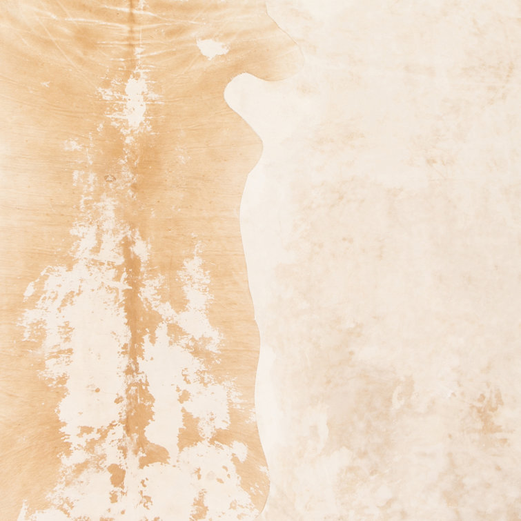 Contemporary Mateo Cowhide Rug in Natural Brown 5' x 7'