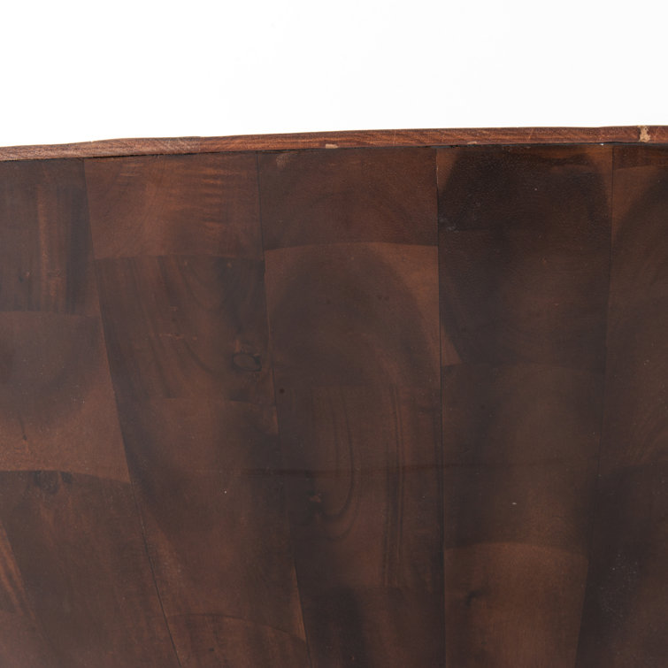 Ryan Round Brown Reclaimed Wood Coffee Table