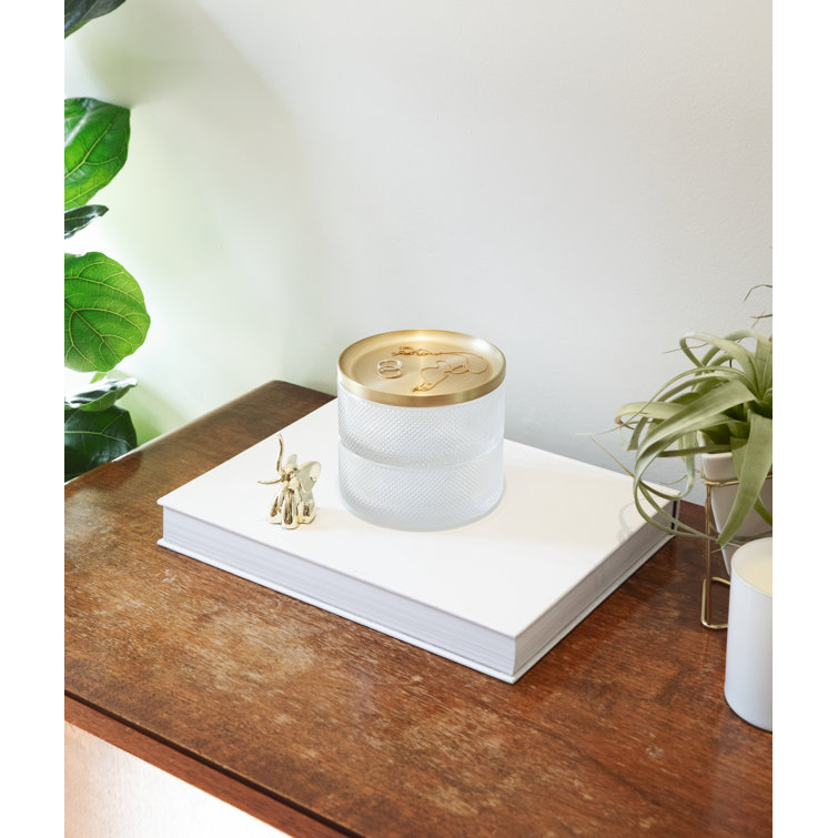 Tesora Brass and Glass Two-Tier Jewelry Box