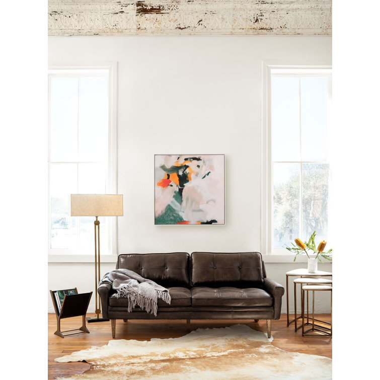 Contemporary Mateo Cowhide Rug in Natural Brown 5' x 7'
