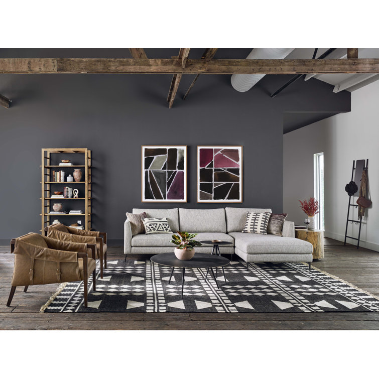 Palermo Nude Genuine Leather Contemporary Armchair in Natural Whitewash