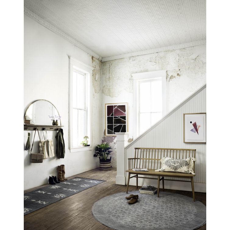 Aspen Sandy Oak 52" Contemporary Bench