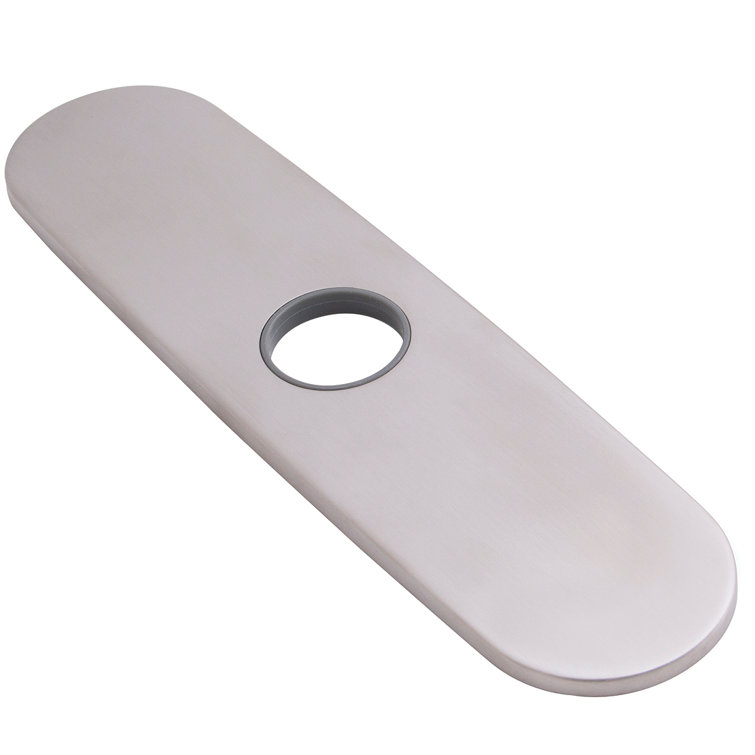 Universal Stainless Steel 10.5" Kitchen Faucet Deck Plate