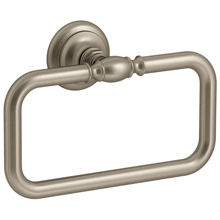 Vibrant Brushed Bronze Wall Mounted Towel Ring