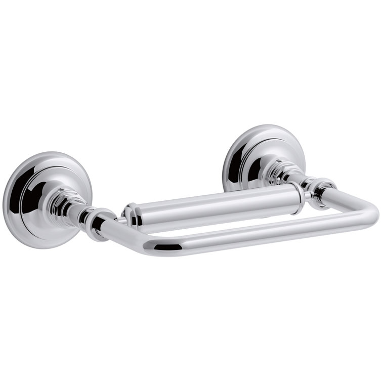 Polished Chrome Pivoting Toilet Tissue Holder