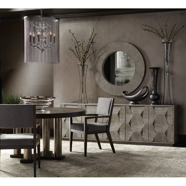 Linea Transitional Beige 74'' Cerused Oak Sideboard