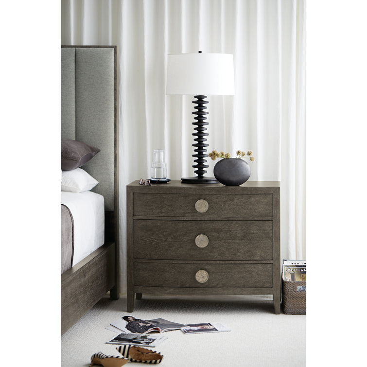 King Cerused Charcoal Oak Upholstered Bed with Slats