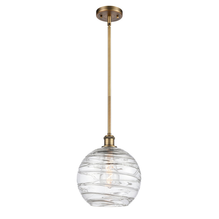 Polished Chrome Glass Mini Globe Pendant Light