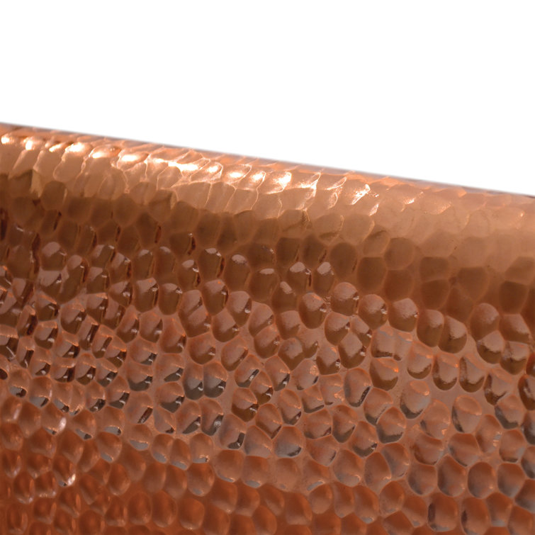 Santorini 66" Polished Copper Freestanding Soaking Bathtub