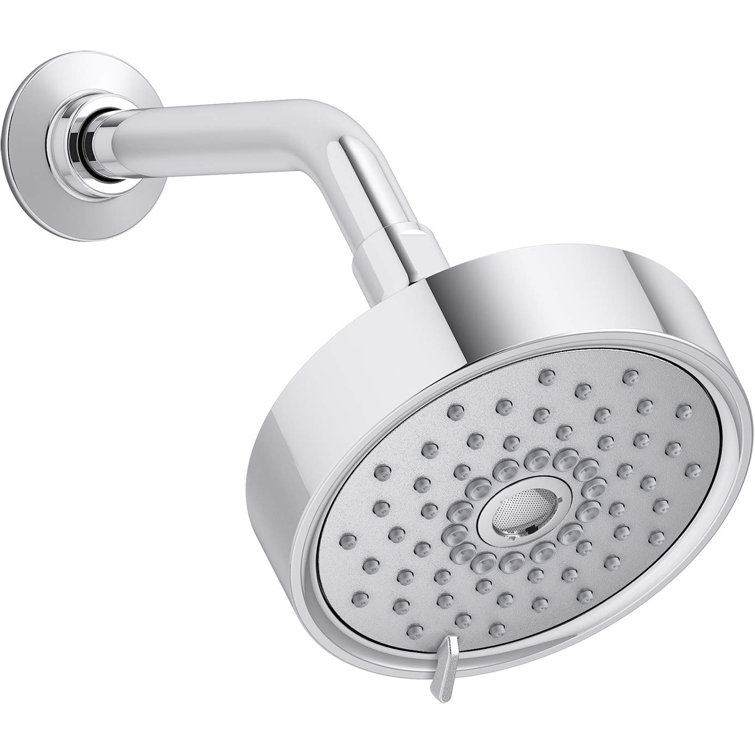 Purist Polished Chrome 5.5" Multifunction Wall-Mounted Showerhead