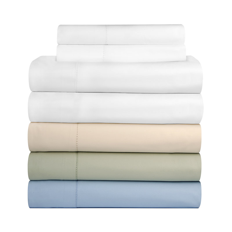 Sage Cotton Sateen Standard Pillowcases Set of 2