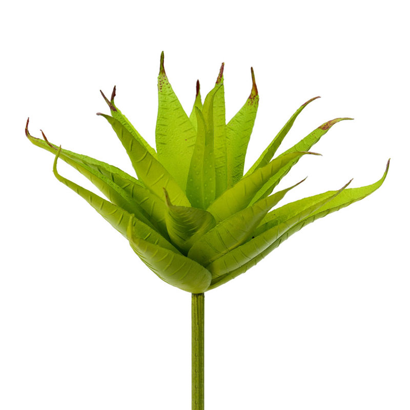6'' Green Faux Aloe Succulent Pick