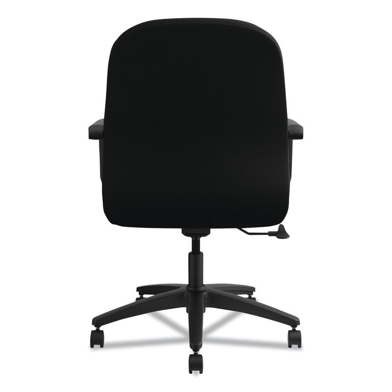 Pillow-Soft Managerial Mid-Back Swivel Task Chair in Black