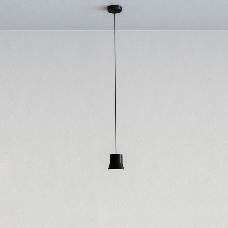 Gi LED Black Aluminum Bell Pendant for Indoor/Outdoor