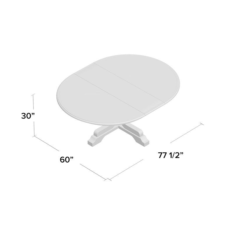 Torrey Reclaimed Wood 60"-77.5" Extendable Round Dining Table