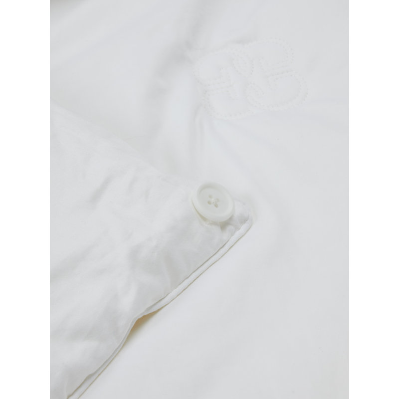 King Size White Cotton Comforter with Silk Filling