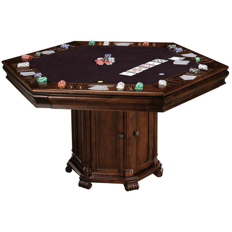 Niagara 50" Rustic Cherry Traditional Poker Table
