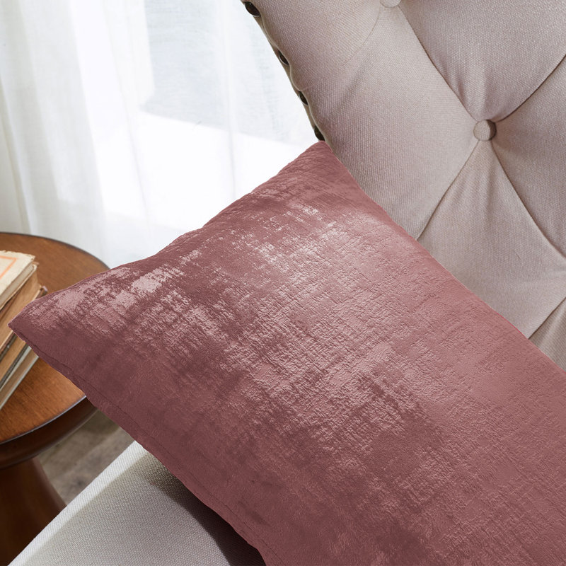 Withered Rose Polyester Lumbar Pillow Set